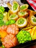 母の味♡いんげんとチーズの肉巻き