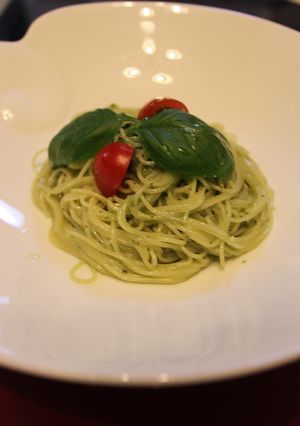 10分で完成!ジェノベーゼの冷製パスタ♪-レシピのメイン写真