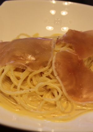 10分で完成！カルボナーラの冷製パスタ-レシピのメイン写真