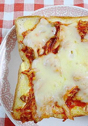 まろカラ♥マヨキムチーズトースト-レシピのメイン写真