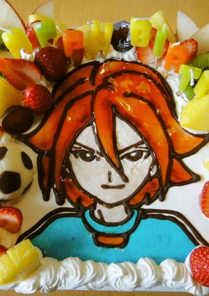 キャラケーキ☆イナズマイレブン基山ヒロト-レシピのメイン写真