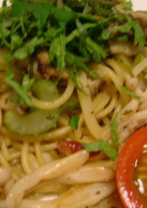絶妙！タコとセロリのジェノベーゼパスタ-レシピのメイン写真