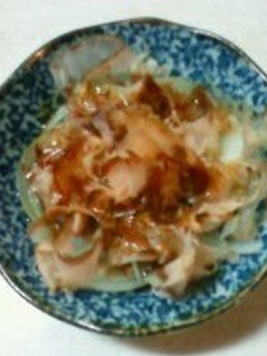 レンジで簡単♪新玉ねぎを鰹節&ポン酢で★-レシピのメイン写真