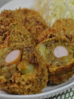 ウインナー入りカレーコロッケ-レシピのメイン写真