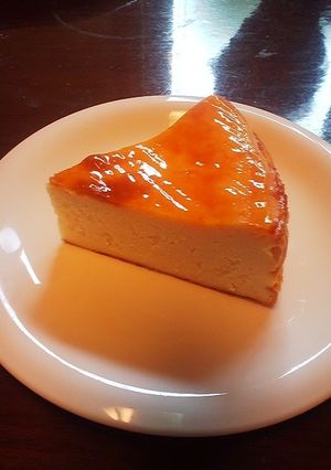 混ぜるだけ、焼きチーズケーキ-レシピのメイン写真