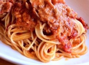 ☆ツナとベーコンのトマトクリームパスタ☆-レシピのメイン写真