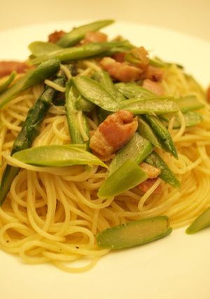 アスパラとベーコンのパスタ-レシピのメイン写真
