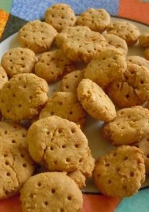 ワンコ用　きな粉とゴマのクッキー-レシピのメイン写真