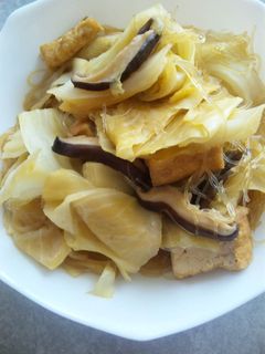 キャベツと厚揚げのサッと煮-レシピのメイン写真