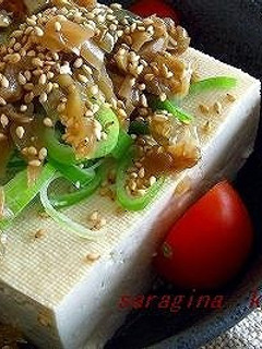 居酒屋風中華風冷奴♪-レシピのメイン写真