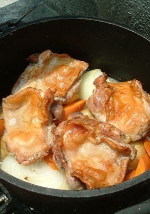ダッチオーヴンチキン-レシピのメイン写真