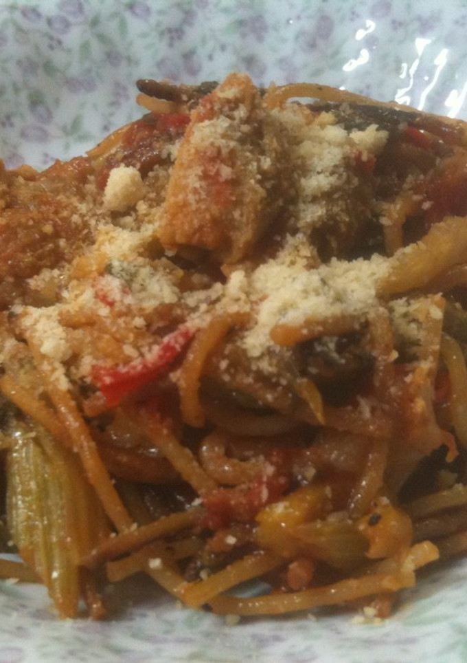 焼きパスタのトマトソース煮-レシピのメイン写真