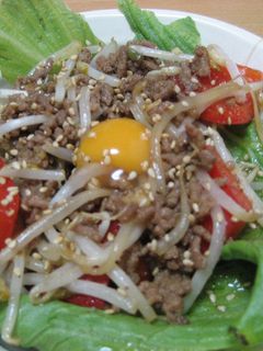 激安!もやしひき肉丼-レシピのメイン写真
