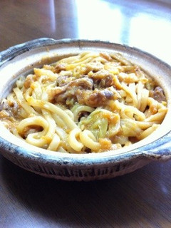 ジンギスカンの煮込みうどん-レシピのメイン写真
