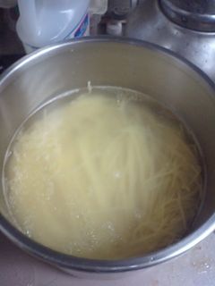 圧力鍋にてモチモチパスタ-レシピのメイン写真