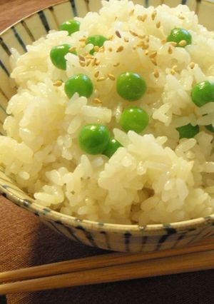 ふっくらつやつや★青豆ごはん-レシピのメイン写真