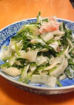 抜き菜のサラダ-レシピのメイン写真