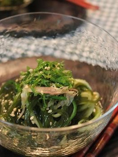わかめそうめんときゅうりの酢の物-レシピのメイン写真