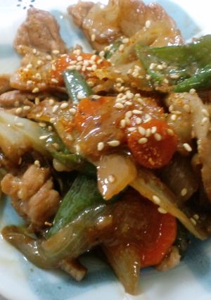 とまらない！豚と野菜の甘辛こってり☆-レシピのメイン写真