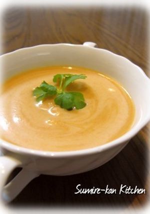 とろ～り食べる、冷たいニンジンポタージュ-レシピのメイン写真