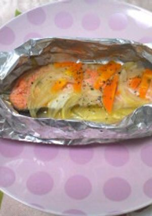 マジックソルトで♪美味しい鮭のホイル焼き-レシピのメイン写真