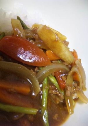 フライパンでお手軽野菜カレー-レシピのメイン写真