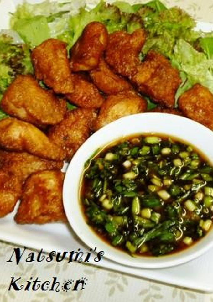 鶏ささみのから揚げ✿香味ソース添え-レシピのメイン写真