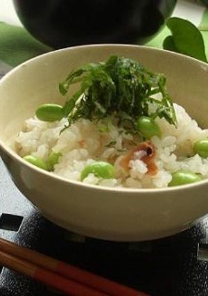 えだまめと梅のさっぱりご飯-レシピのメイン写真