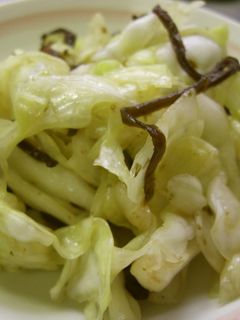 キャベツの塩こんぶ和え-レシピのメイン写真