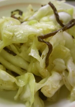 キャベツの塩こんぶ和え-レシピのメイン写真