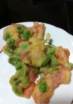 枝豆とハムのかき揚げ-レシピのメイン写真