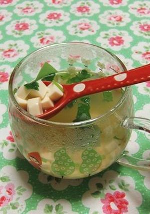 コロコロ豆腐の❤コンソメスープ-レシピのメイン写真