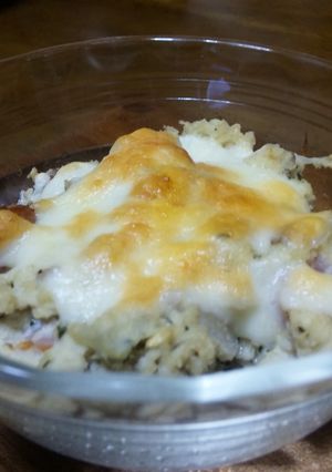 おからのチーズ焼き☆-バジルソース--レシピのメイン写真