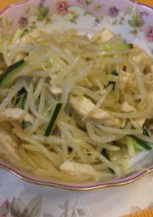 食べ応えありｰ♡もやしの中華風サラダ-レシピのメイン写真