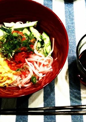 冷やし中華風そうめん-レシピのメイン写真