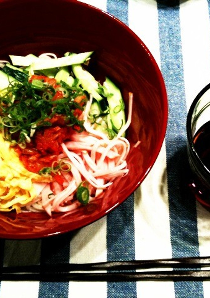 冷やし中華風そうめん-レシピのメイン写真