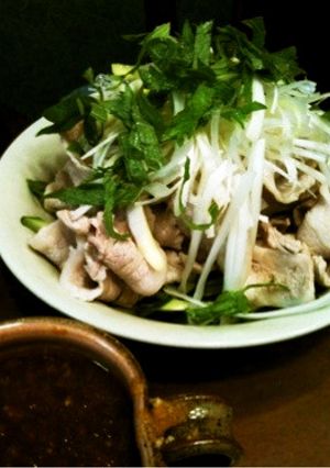 簡単！豚バラ肉しゃぶしゃぶサラダ中華風-レシピのメイン写真