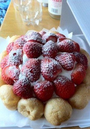 10分で、できちゃうケーキだよ～(^^;-レシピのメイン写真