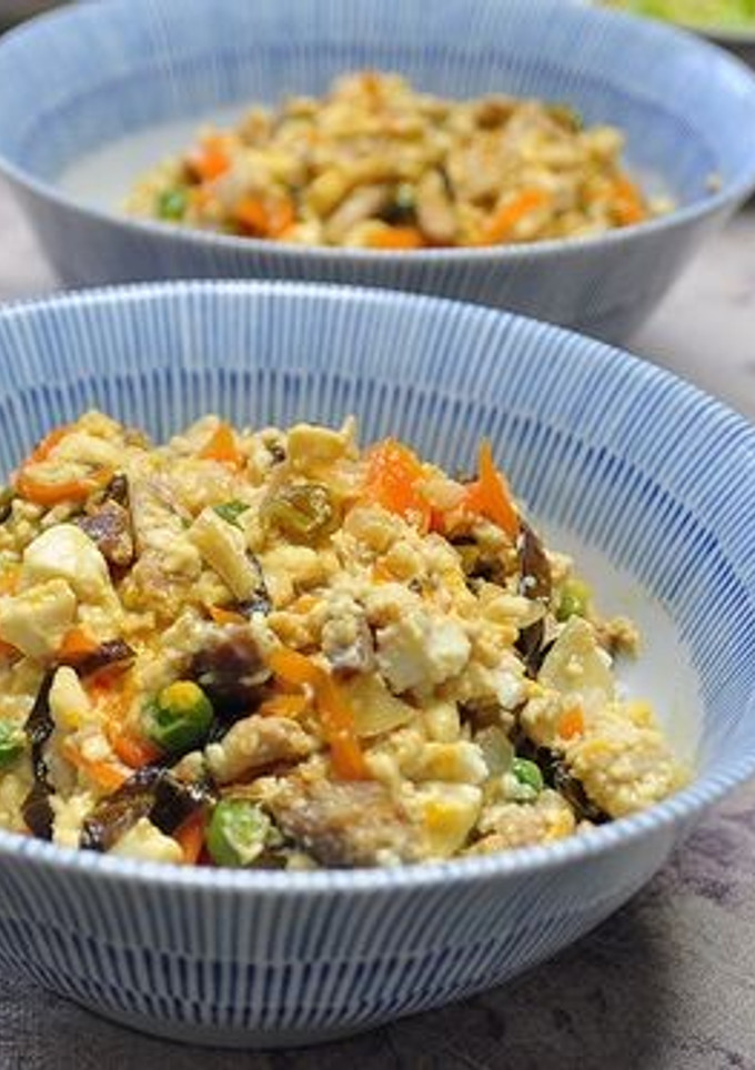 やさしい～♪炒り豆腐のお丼-レシピのメイン写真