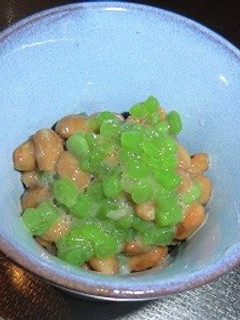 みずの納豆和え-レシピのメイン写真