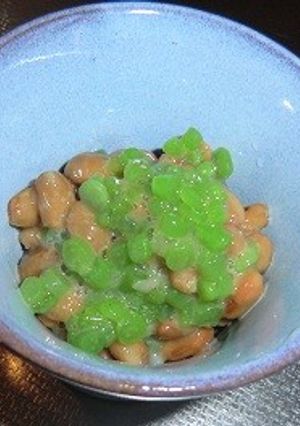 みずの納豆和え-レシピのメイン写真