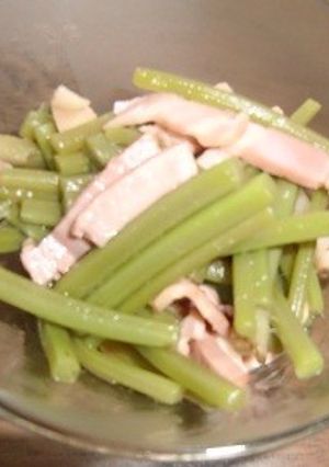 みずとベーコンのさっと煮-レシピのメイン写真
