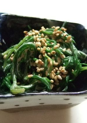 オカヒジキ　【醤油マヨ辛子】-レシピのメイン写真