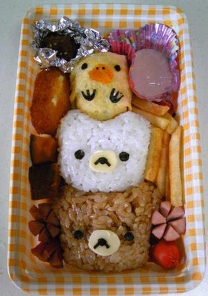 キャラ弁　リラックマ-レシピのメイン写真