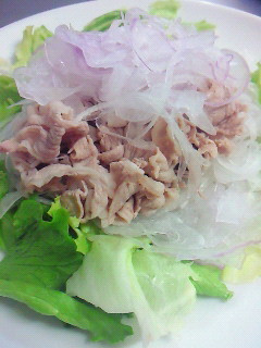 冷しゃぶの新玉ねぎタップリのせ-レシピのメイン写真