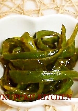やみつきピーマン！カレー味☺-レシピのメイン写真