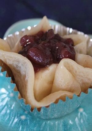 小豆とバナナの冷やしクレープ-レシピのメイン写真