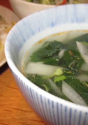 大根の葉と皮の中華スープ-レシピのメイン写真