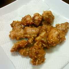รูปของ ちょっこっとプラスで☆ごま風味からあげ