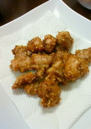 ちょっこっとプラスで☆ごま風味からあげ-レシピのメイン写真